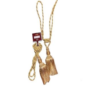 Allen + Roth Gold Curtain Tie Back Holders